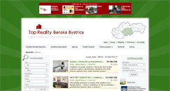 Desktop Screenshot of byty.realitybanskabystrica.eu